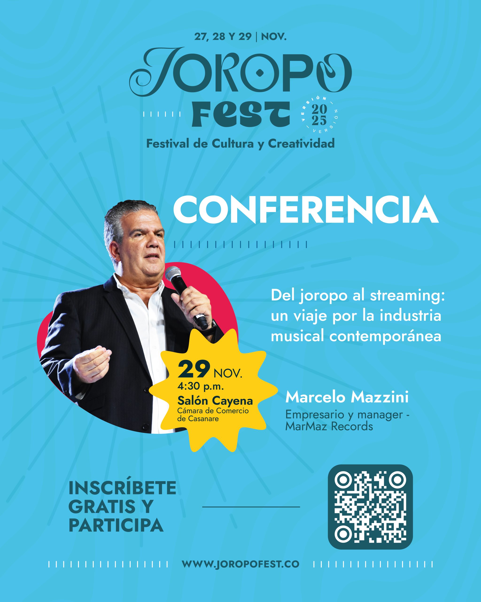 Conferencia - Del joropo al streaming un viaje por la industria musical contemporánea